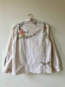 Embroidered Flowers Shirt