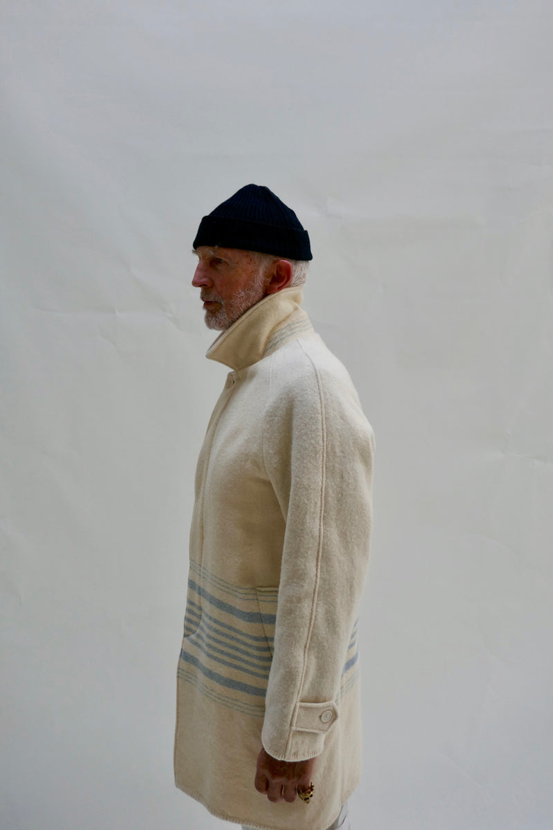 Wool Blanket Raglan Coat