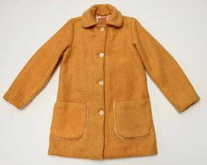 Mustard Teddy Bear Coat