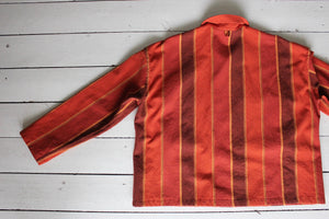 Orange Striped Box Shirt
