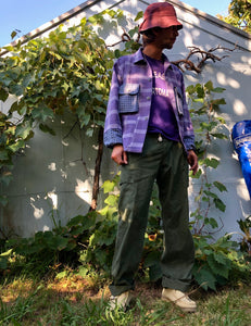 Purple Check Carry Jacket