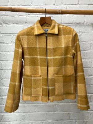 HoneyComb Check Wool Jacket