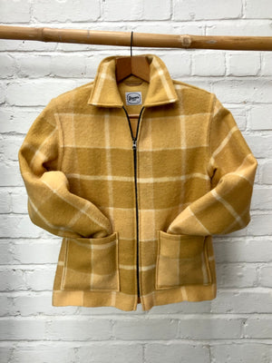 HoneyComb Check Wool Jacket