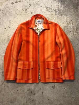 Burnt Orange Wool Coat