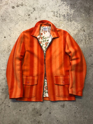 Burnt Orange Wool Coat