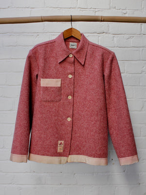 Raspberry Wool Shirt