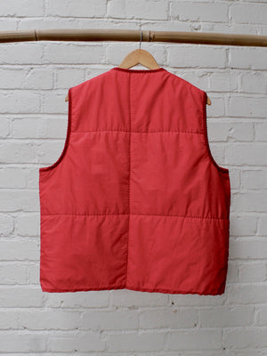 Red McGregor Quilted Reversible Vest